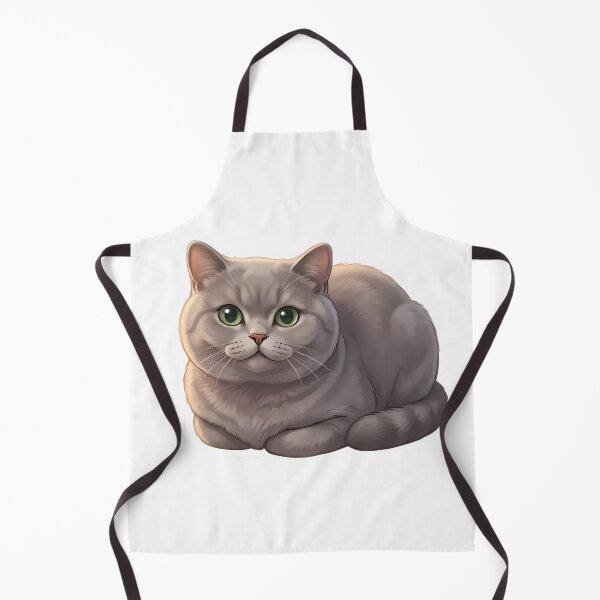 Item preview, Fluffy Gray Cat Resting Peacefully designed and sold by Linework Studio.