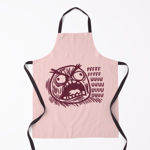 Item preview, FFFFFUUUU Rage Face Retro Vintage Meme | Classic Rage Comic Reaction | Funny Internet Meme Sticker designed and sold by StickyDelights.