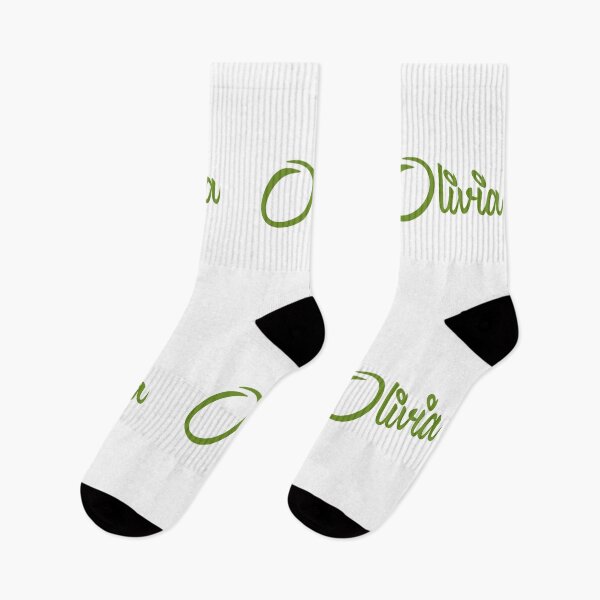 Item preview, Olivia Name Green Minimalist Cursive Typography designed and sold by EchoPrint Co..