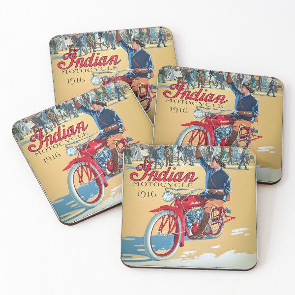 Item preview, Colorful Vintage Motorcycle Advertisement designed and sold by xposedbydesign.