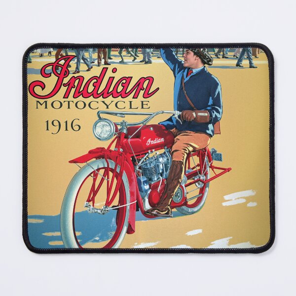 Item preview, Colorful Vintage Motorcycle Advertisement designed and sold by xposedbydesign.