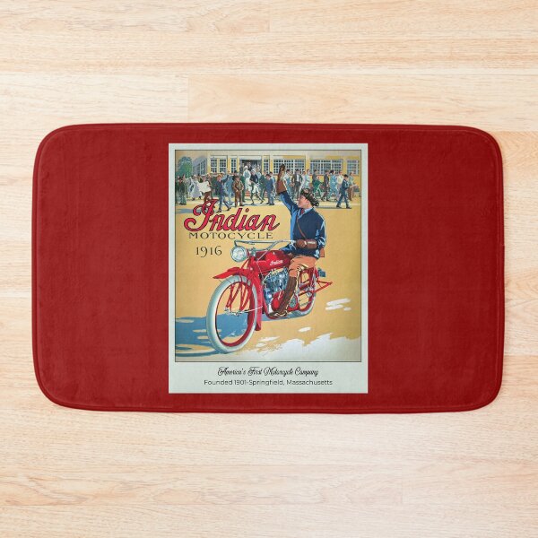 Item preview, Colorful Vintage Motorcycle Advertisement designed and sold by xposedbydesign.