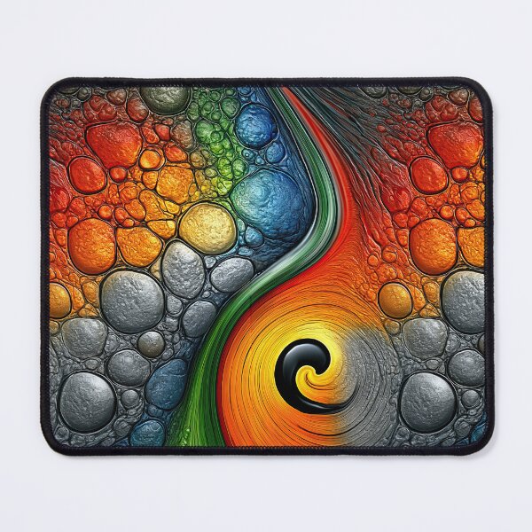 Item preview, Celestial Cellular Bloom Abstract designed and sold by Piotrek0001.