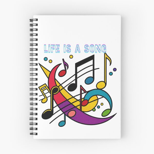 Item preview, Life Is A Song Abstract Music Notes Retro Pop Art Graphic designed and sold by Alexacarmen.
