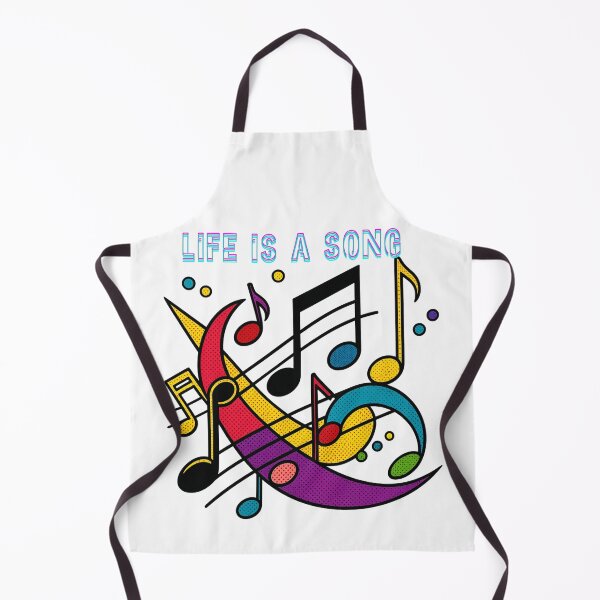 Item preview, Life Is A Song Abstract Music Notes Retro Pop Art Graphic designed and sold by Alexacarmen.