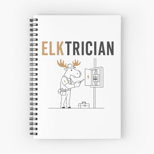Item preview, Deer Electrician Funny Animal Pun designed and sold by NicramR.