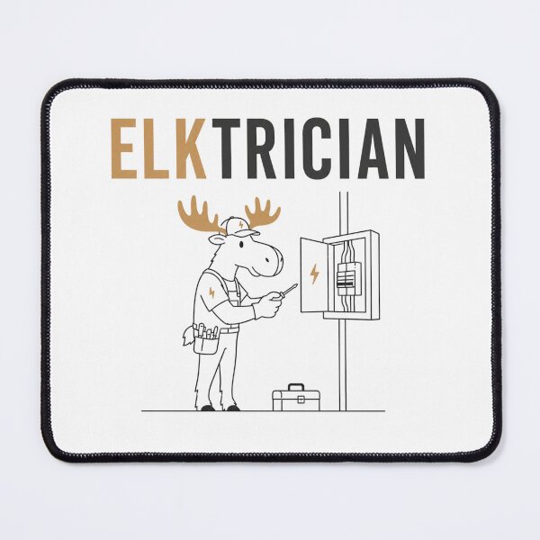 Item preview, Deer Electrician Funny Animal Pun designed and sold by NicramR.