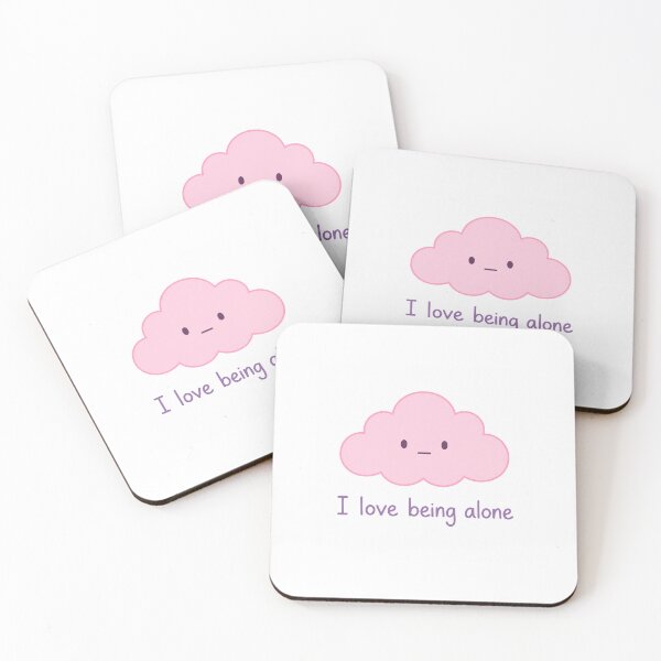 Item preview, I love being alone designed and sold by thefrenchCat.