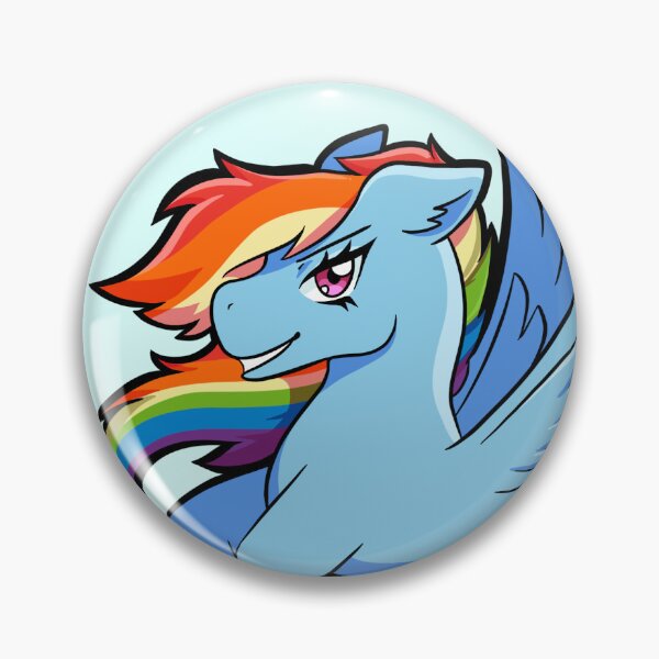 Item preview, My Little Pony Rainbowdash Kawaii Design designed and sold by MonsterGirlShop.
