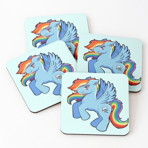 Item preview, My Little Pony Rainbowdash Kawaii Design designed and sold by MonsterGirlShop.