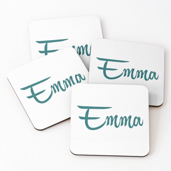 Item preview, Emma Name Teal Green Minimalist Cursive Typography designed and sold by EchoPrint Co..