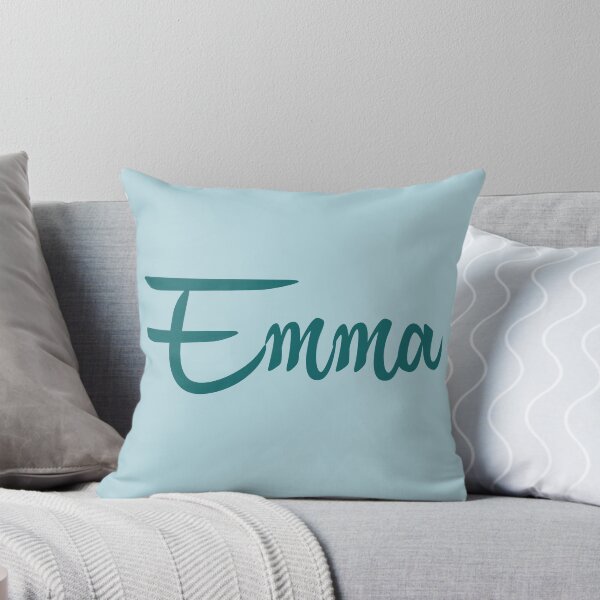 Item preview, Emma Name Teal Green Minimalist Cursive Typography designed and sold by EchoPrint Co..