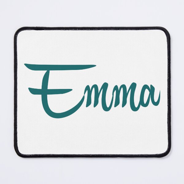 Item preview, Emma Name Teal Green Minimalist Cursive Typography designed and sold by EchoPrint Co..
