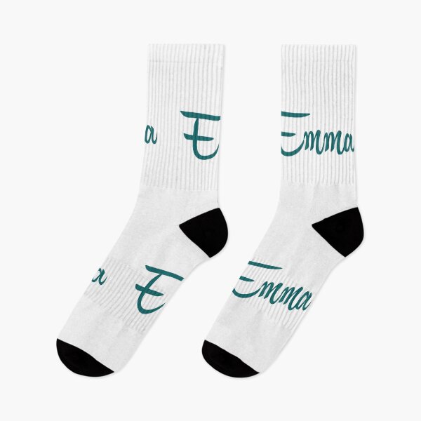 Item preview, Emma Name Teal Green Minimalist Cursive Typography designed and sold by EchoPrint Co..