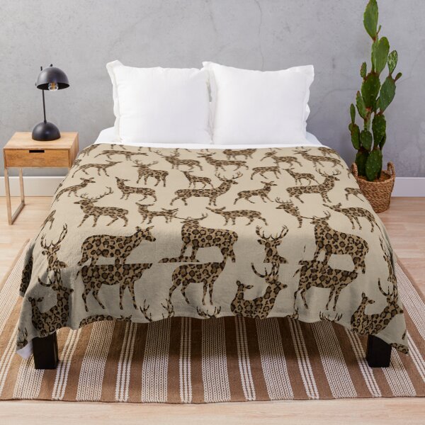 Item preview, Spotted Deer Silhouette Pattern designed and sold by Side Quest Co..