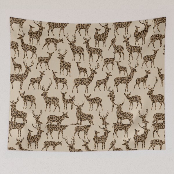 Item preview, Spotted Deer Silhouette Pattern designed and sold by Side Quest Co..