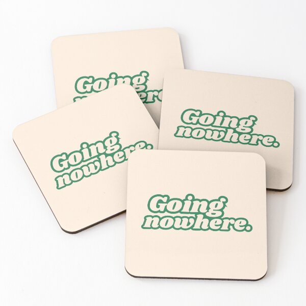 Item preview, Going nowhere ironic sarcasm slogan with retro text font designed and sold by InanimateArt.