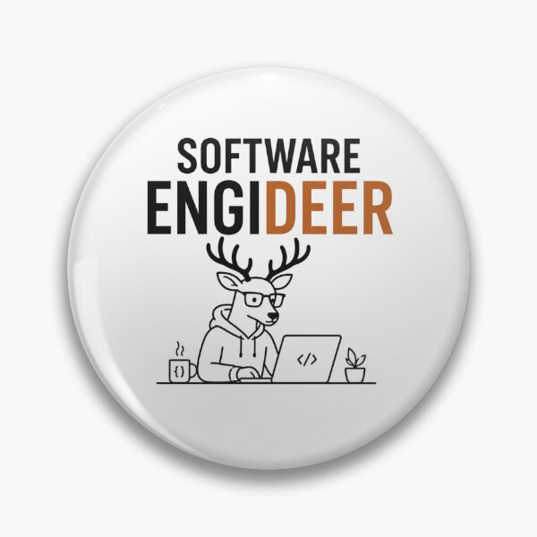 Item preview, Software Engineer Deer Funny Pun designed and sold by NicramR.
