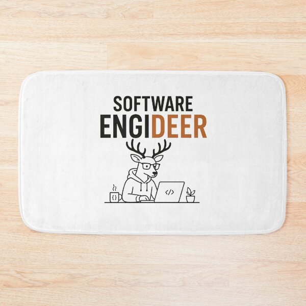 Item preview, Software Engineer Deer Funny Pun designed and sold by NicramR.