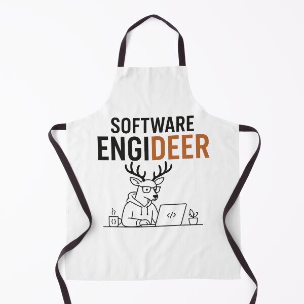 Item preview, Software Engineer Deer Funny Pun designed and sold by NicramR.