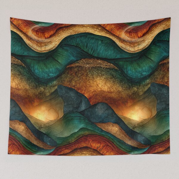 Item preview, Vibrant Strata Topographical Flow designed and sold by Piotrek0001.