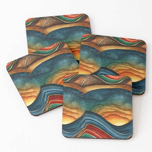 Item preview, Veridian Sunset Tide Fluid Art designed and sold by Piotrek0001.