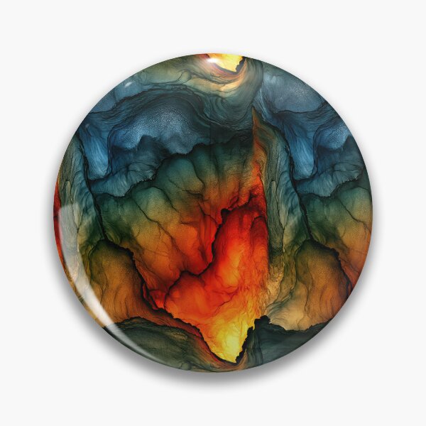 Item preview, Aquatic Fire Nebula Abstract designed and sold by Piotrek0001.