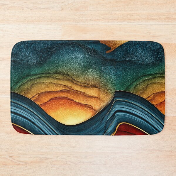 Item preview, Veridian Sunset Tide Fluid Art designed and sold by Piotrek0001.