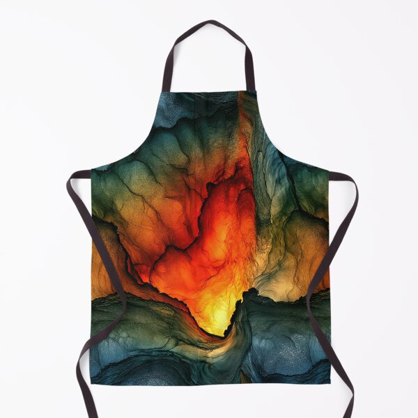 Item preview, Aquatic Fire Nebula Abstract designed and sold by Piotrek0001.