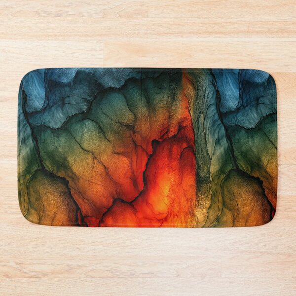 Item preview, Aquatic Fire Nebula Abstract designed and sold by Piotrek0001.