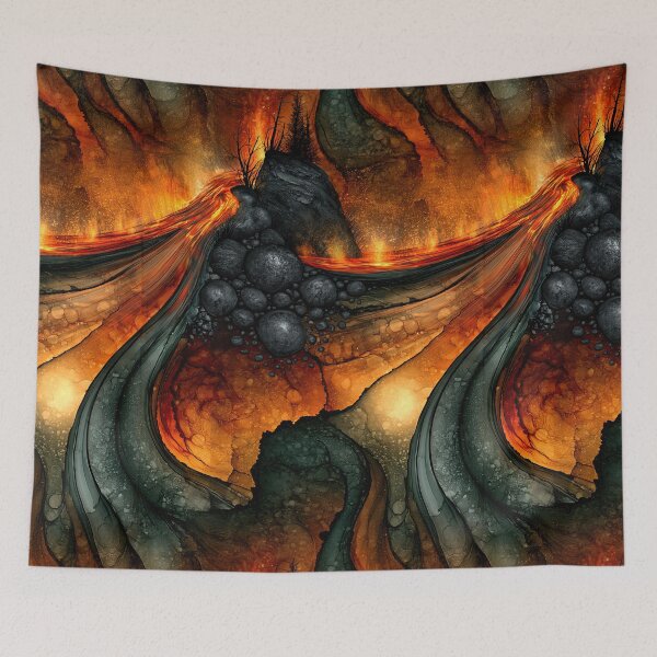 Item preview, Smoke and Embers Cellular Texture designed and sold by Piotrek0001.
