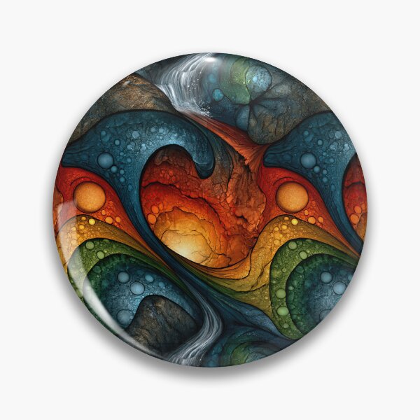Item preview, Kaleidoscopic Ink Spiral Abstract designed and sold by Piotrek0001.
