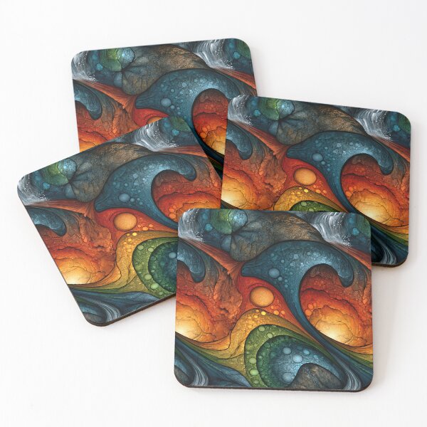 Item preview, Kaleidoscopic Ink Spiral Abstract designed and sold by Piotrek0001.