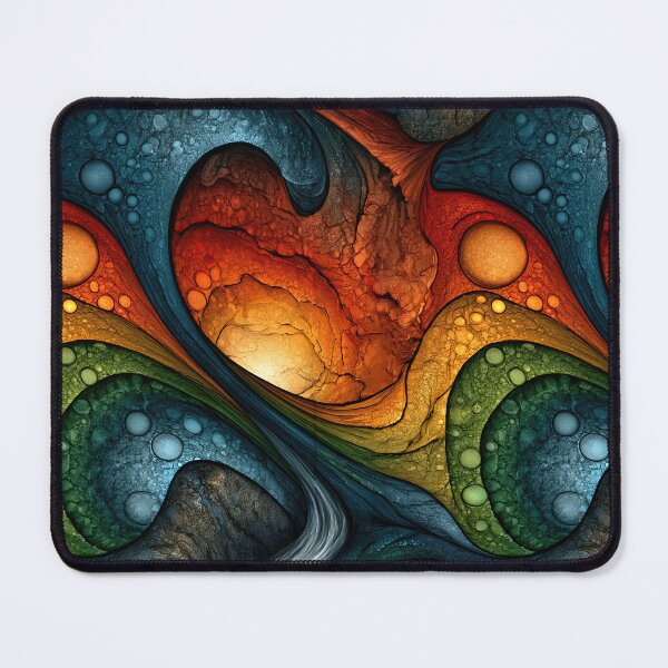 Item preview, Kaleidoscopic Ink Spiral Abstract designed and sold by Piotrek0001.