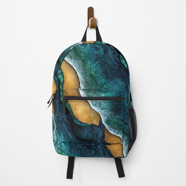 Item preview, Azure Gold Coastal Drift Art designed and sold by Piotrek0001.
