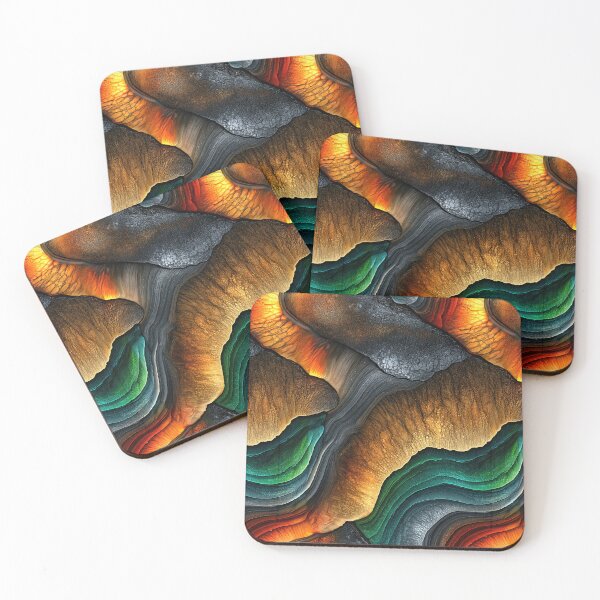 Item preview, Terra Cotta River Flow Abstract designed and sold by Piotrek0001.