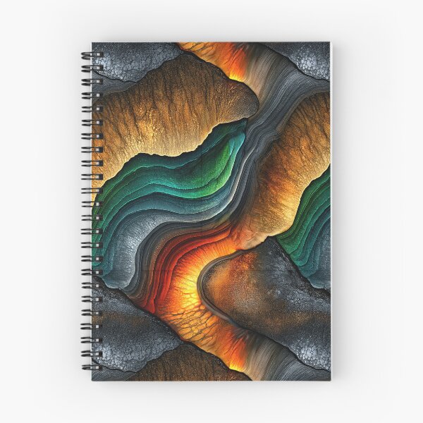 Item preview, Terra Cotta River Flow Abstract designed and sold by Piotrek0001.