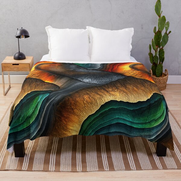 Item preview, Terra Cotta River Flow Abstract designed and sold by Piotrek0001.