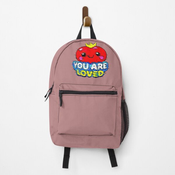 Item preview, You Are Loved | Kawaii Heart with Crown Positive Sticker designed and sold by AstronautMerch.