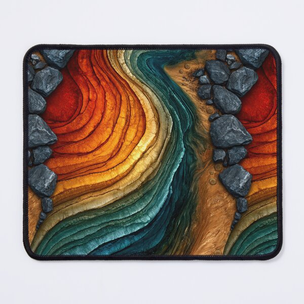 Item preview, Magma Ridge Topography Abstract designed and sold by Piotrek0001.