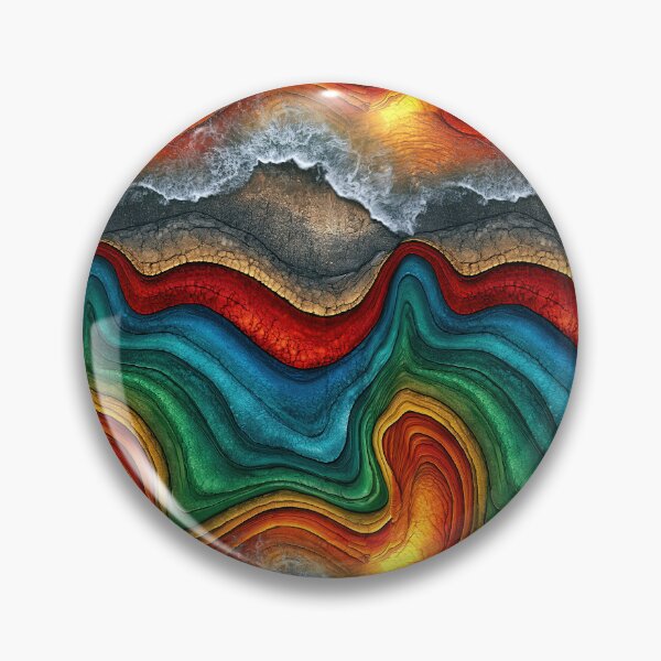 Item preview, Cerulean Ember Swell Fluid Art designed and sold by Piotrek0001.
