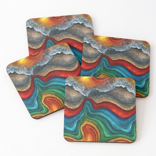 Item preview, Cerulean Ember Swell Fluid Art designed and sold by Piotrek0001.