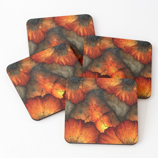 Item preview, Crimson Petal Fluidity Abstract designed and sold by Piotrek0001.