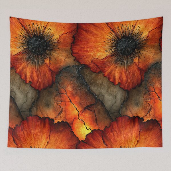 Item preview, Crimson Petal Fluidity Abstract designed and sold by Piotrek0001.