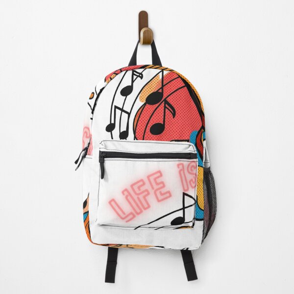 Item preview, Life Is A Song Retro Acoustic Guitar Music Notes Pop Art designed and sold by Alexacarmen.