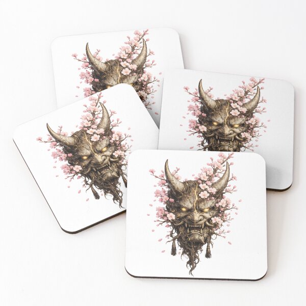 Item preview, Abandoned Hannya Mask with Sakura Blossoms designed and sold by ichiyori.