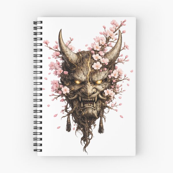 Item preview, Abandoned Hannya Mask with Sakura Blossoms designed and sold by ichiyori.