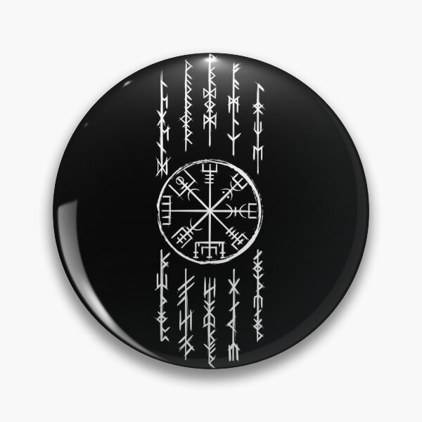 Item preview, Nordic Runes With Vegvisir  | Norse Gifts For Vikings  designed and sold by BrokenLabel.