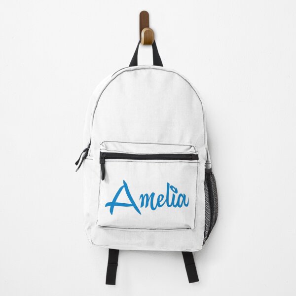 Item preview, Amelia Name Blue Minimalist Cursive Typography designed and sold by EchoPrint Co..