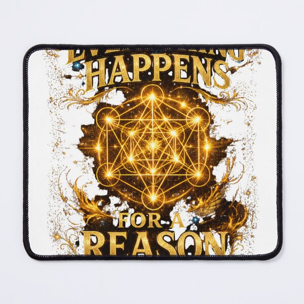 Item preview, Golden Metatron's Cube - Spiritual Inspirational Quote designed and sold by LC&LCPlatform.